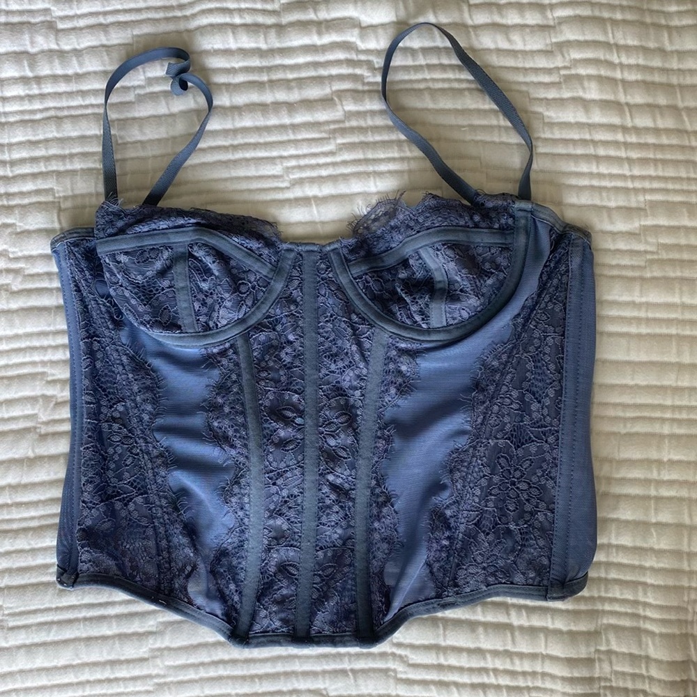 Urban Outfitters Navy Corset